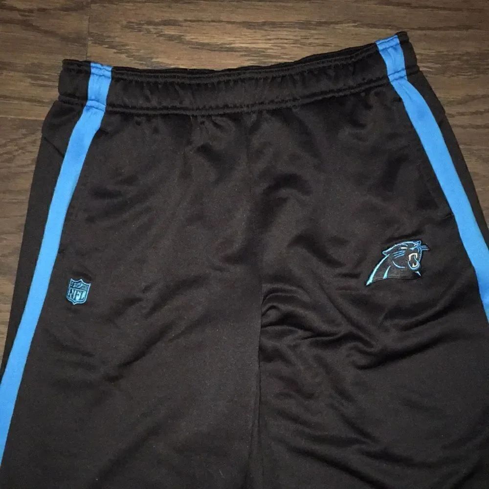 Boys Youth Carolina Panthers Track Sweat Jog Pants (mens medium too) youth XL